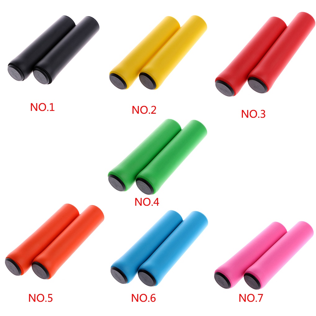 [Global] Bicycle Handlebar Grips Cover Wrap Comfortable Silicone Mountain Bike Handle Bar Anti-skid Sleeve
