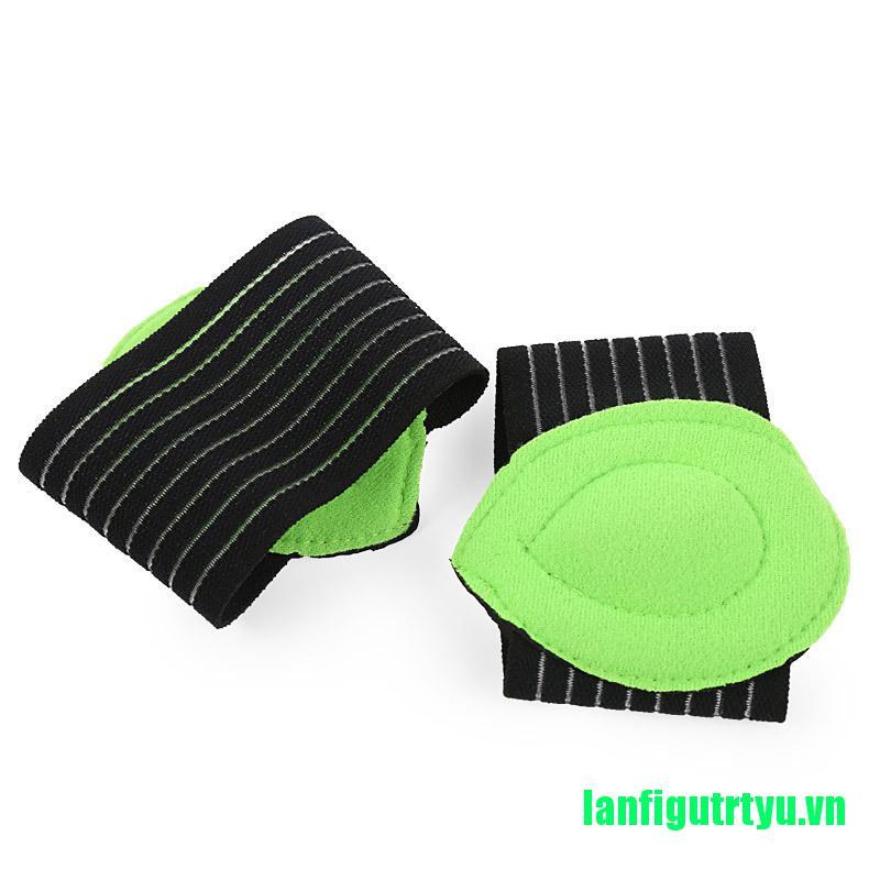 【trtyu】1 Pair Feet Heel Pain Relief Plantar Fasciitis Insole Run-up Pad Feet Sole Care