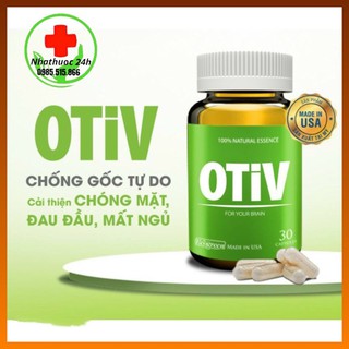 ✅ (CHÍNH HÃNG) OTIV Hô Trợ Cải Thiện Mất Ngủ - Đau Nửa Đầu -Tăng Cường Trí Nhớ