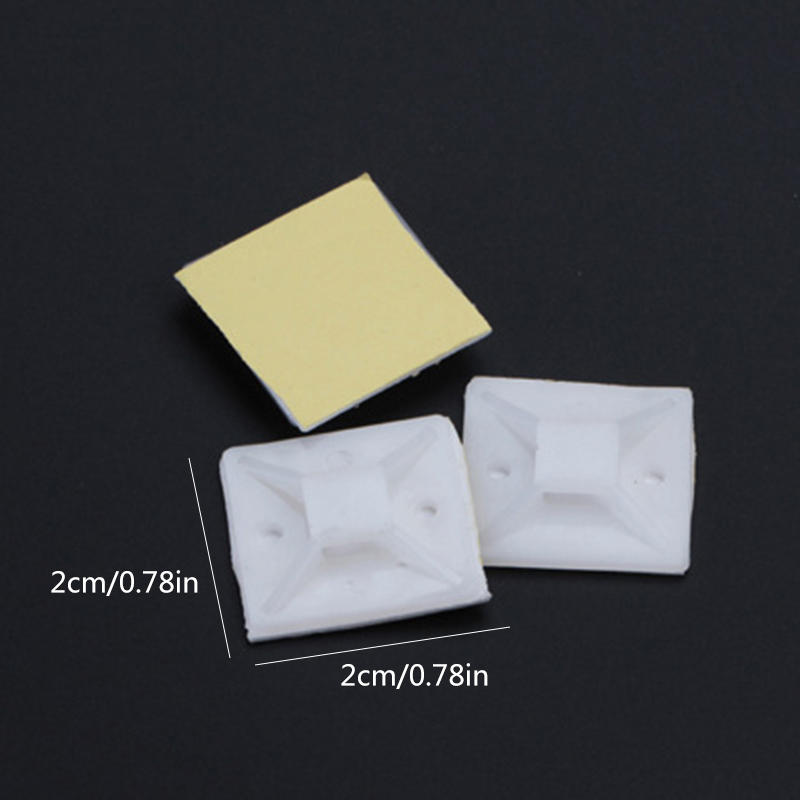 Bộ 10 Giá Đỡ Cố Định Dây Cáp Tự Dính Gắn Tường