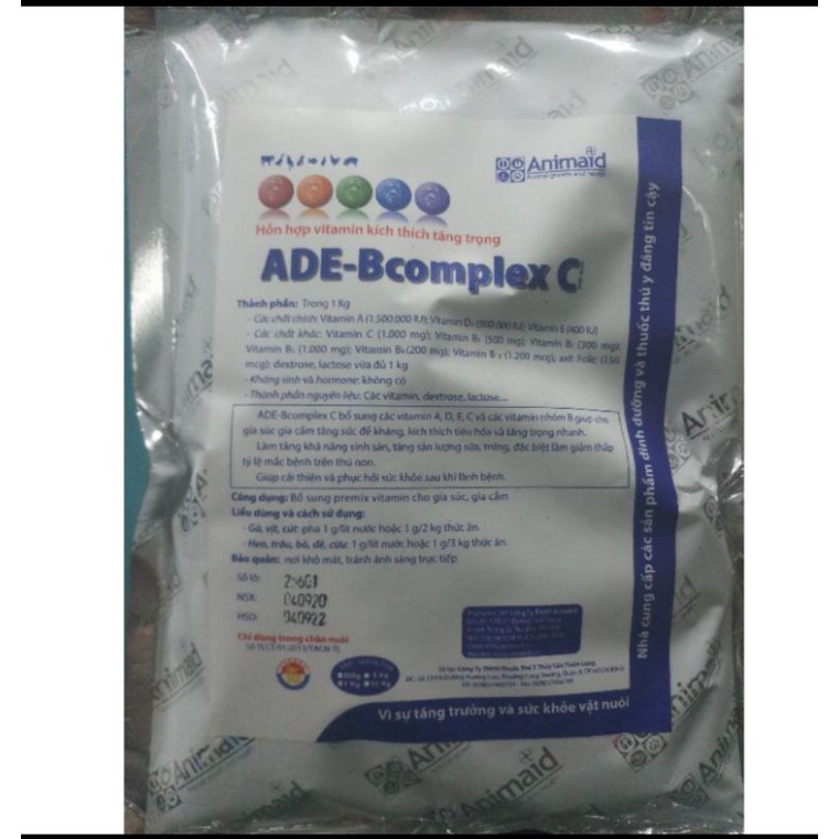 ADE Bcomplex c 1kg trộn vào thức ăn