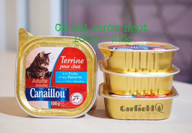 Pate mèo Canaillou nhập Pháp các vị