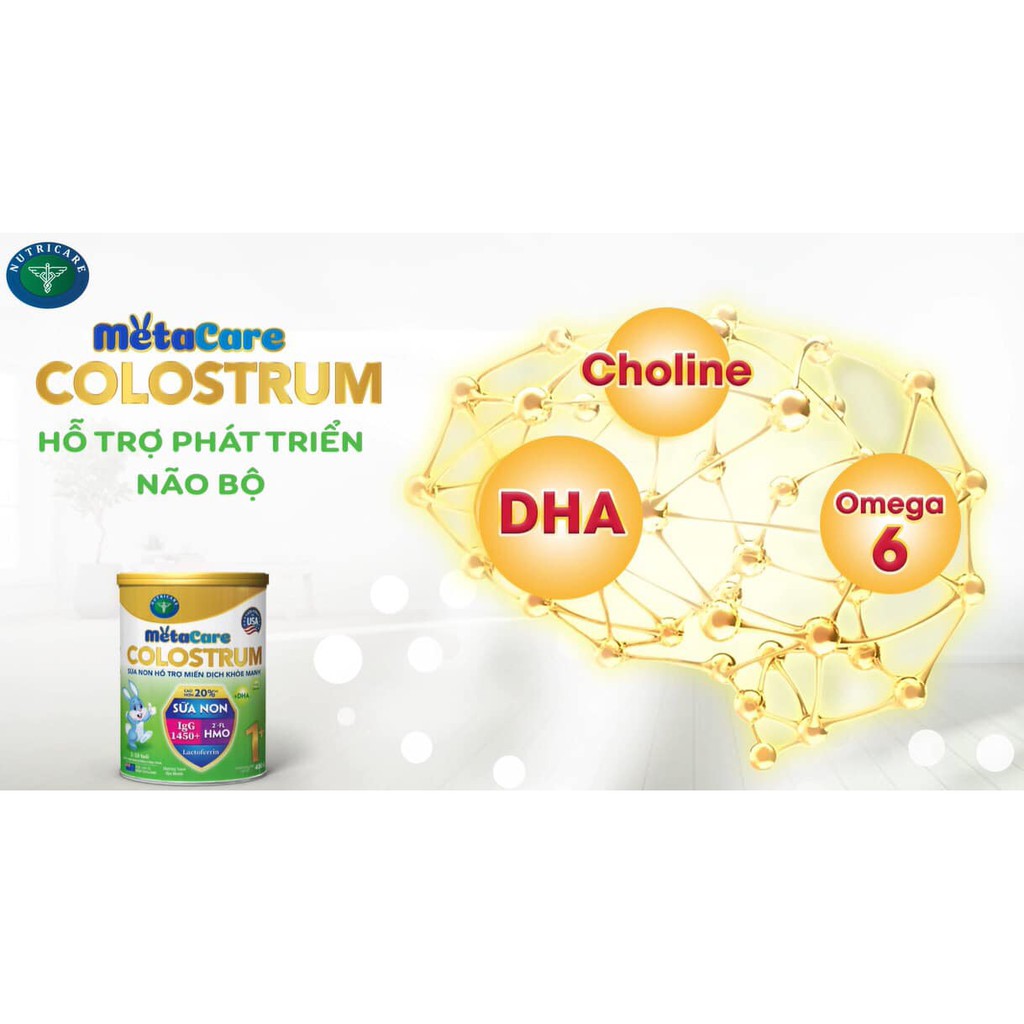 Sữa non Metacare Colostrum 1+ giúp trẻ tăng cường miễn dịch (800g)