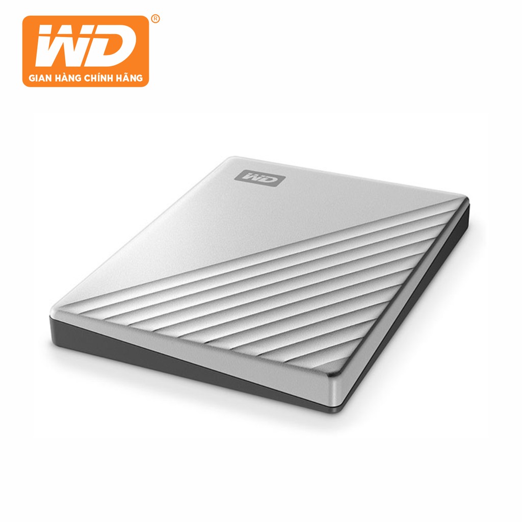 Ổ Cứng Di Động WD My Passport Ultra 1TB USB Type C - WDBC3C0010BSL-WESN - Bạc - Hàng Phân Phối Chính Hãng