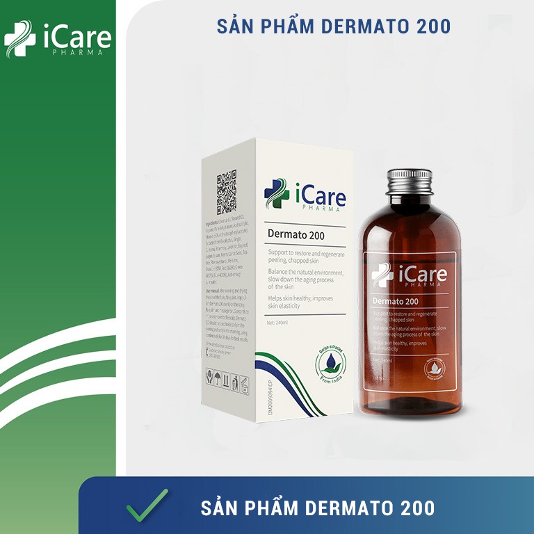Ngăn Ngừa Rụng Tóc, Phục Hồi Tóc Hư Tổn Với Dermato 200 - Chiết Xuất Dược Liệu Từ Dược Liệu Thiên Nhiên