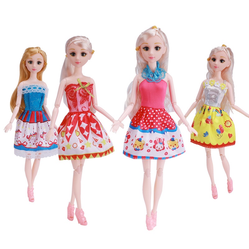 Đầm công chúa thời trang xinh xắn dành cho búp bê Barbie 30cm 1/6