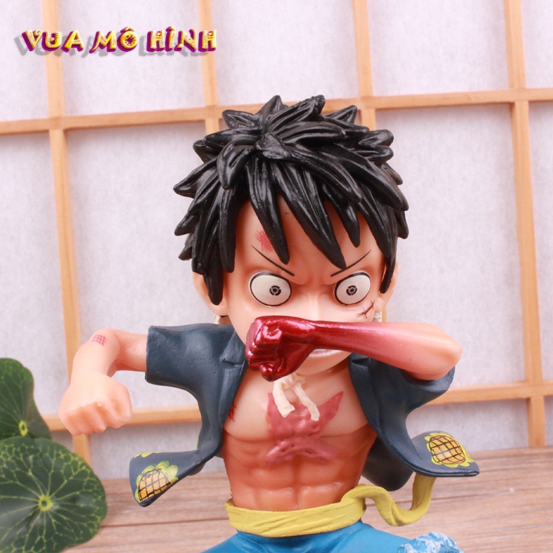 Mô hình One Piece - Figure One piece Luffy biến hình có 2 tay cao 12cm cực đẹp