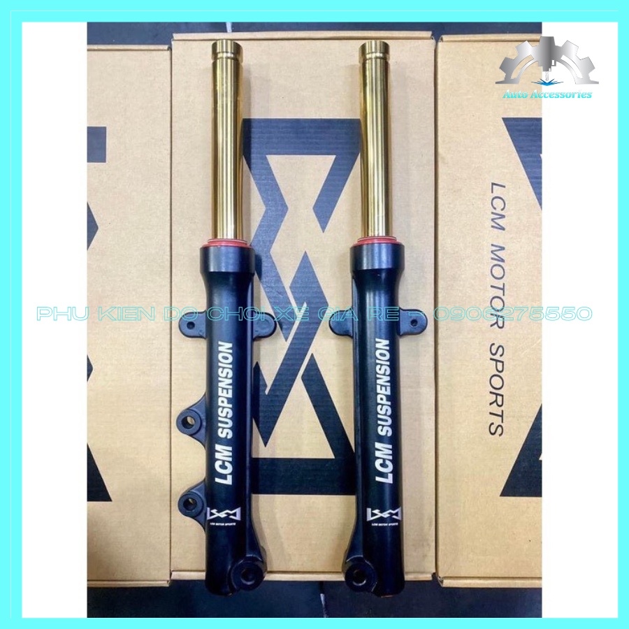 Phuộc LCM - Phuộc Trước Ex150 Ty 4Màu Lắp đặt như Zin cho dòng xe Exciter 150. Độ Nhúng Êm Ái, Cứng Cáp, Chất Lượng 100%