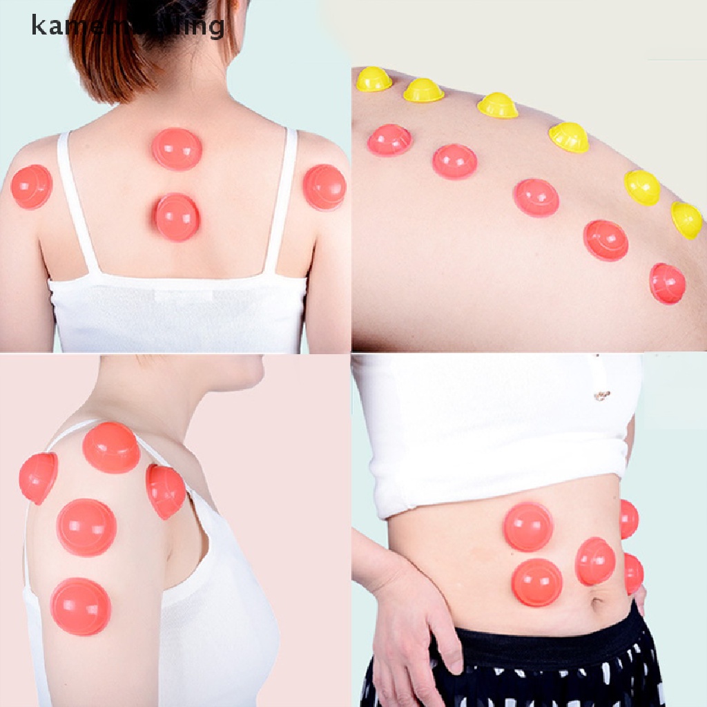 Set 12 Cốc Giác Hơi Silicone Mát Xa Chuyên Nghiệp