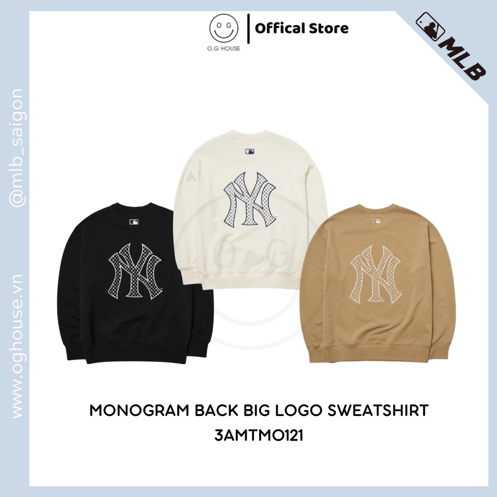 Áo Sweater MLB Monogram Back Big Logo