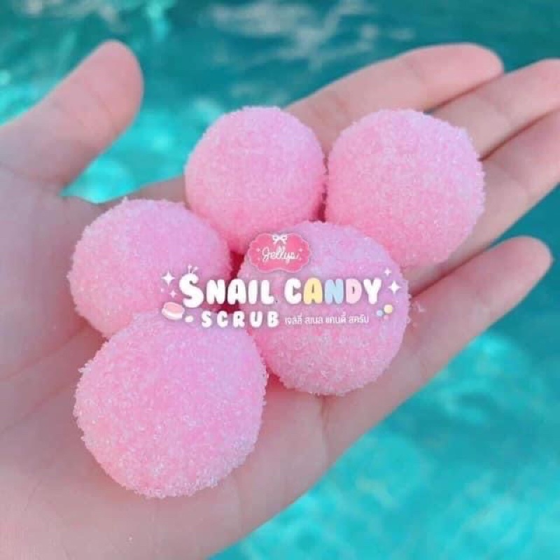 VIÊN TẮM TẨY TẾ BÀO CHẾT TRẮNG DA SNAIL CANDY SCRUB THÁI LAN