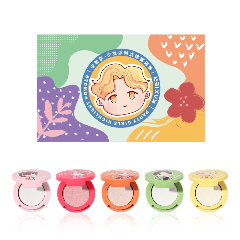 [Hàng mới về] Phấn trang điểm bắt sáng Kaxier làm sáng da tự nhiên