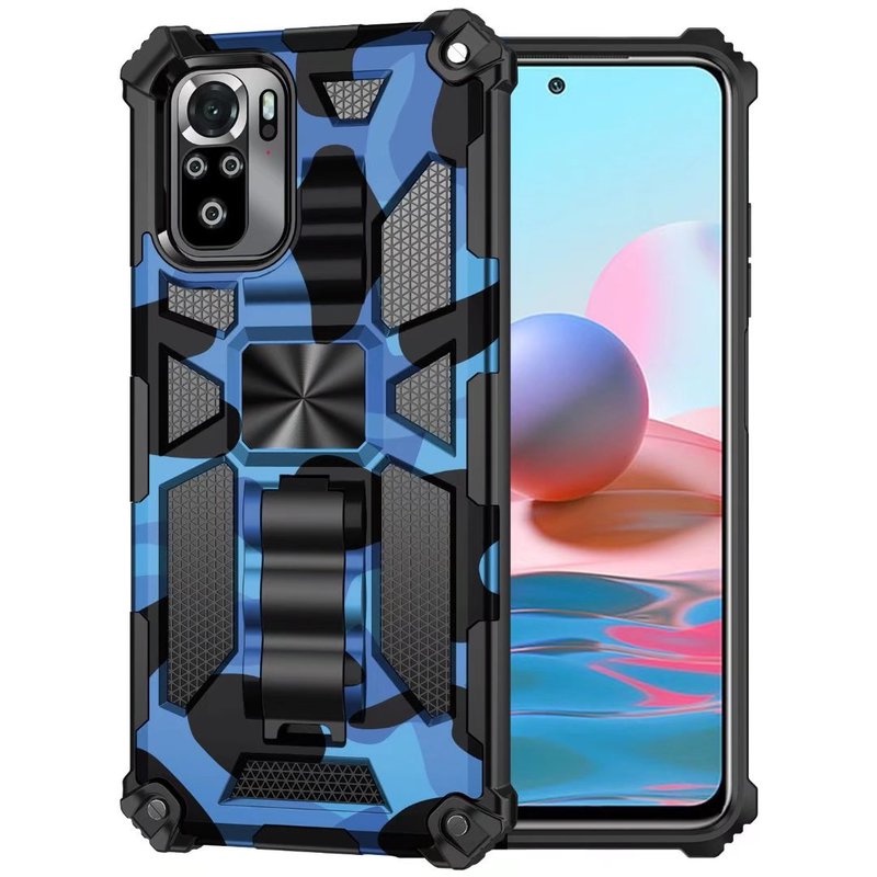 Ốp Điện Thoại Chống Sốc Kèm Móc Xỏ Ngón Nam Châm Cho Xiaomi Poco X3 NFC X3Pro Redmi Note 12 11 10 Pro 10S 11S