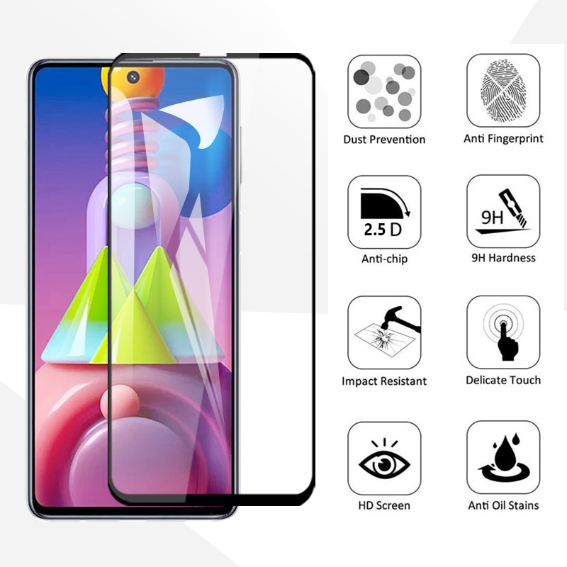 Kính Cường Lực Bảo Vệ Camera Trước Và Sau 2 Trong 1 Cho Samsung Galaxy M51 M31 M31S M30 M30S M21 M20 M11 M01S
