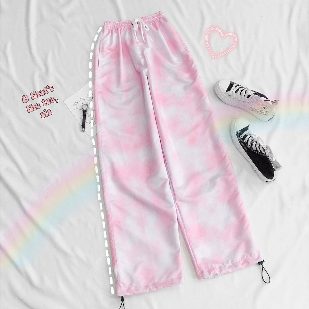 [Mã FATHANG5 giảm 10K đơn 50K] Quần Jogger Loang Màu Dây Rút SPUN Phản Quang - Tie Dye Flash Pants Unisex ( 2 Màu )