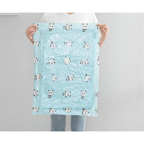 Túi hút chân không đựng chăn ga, quần áo hình Panda các size