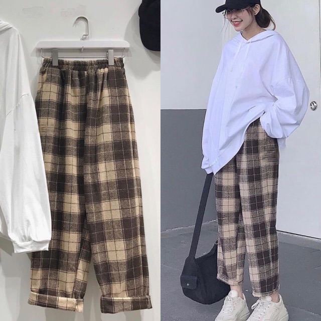 ‼️SALE GIẢM GIÁ NHIỆT ‼️ Quần Plaidpant Caro Màu Mới Ảnh Thật