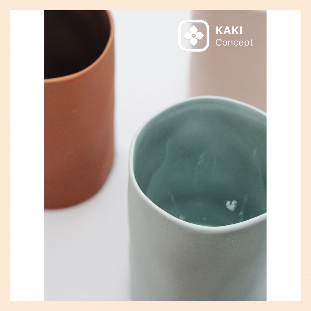 Cốc cắm bàn chải, cắm bút Kaki Concept