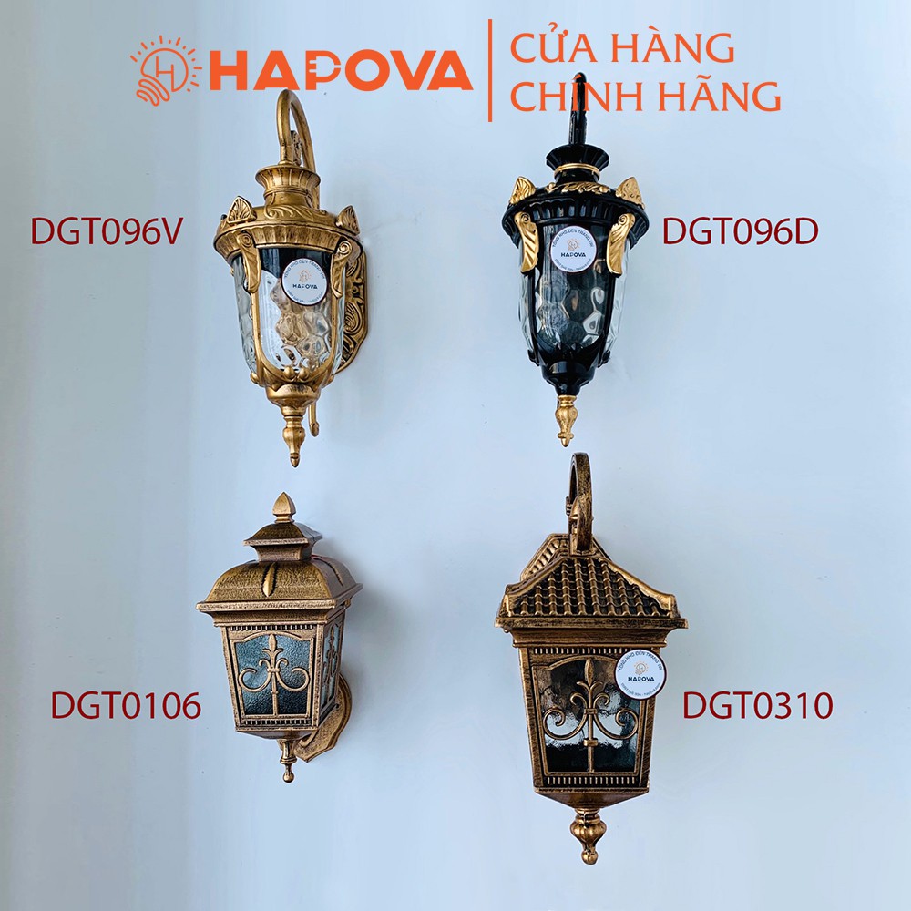 Đèn gắn tường, đèn gắn tường ngoài trời HAPOVA DGT 0106