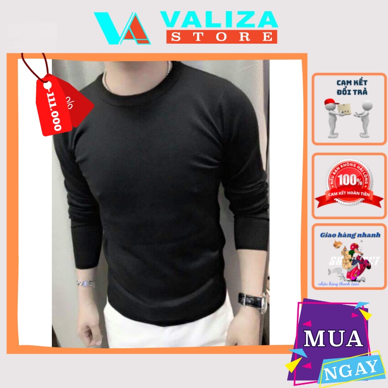 Áo len nam cổ tròn đủ màu - Mẫu áo len mới nhất 2021 VALIZA - AL76