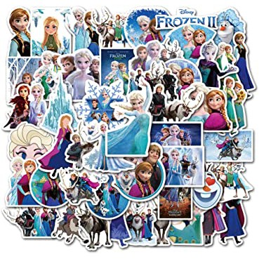 Sticker/ Hình dán Công Chúa Elsa đẹp -dễ thương(Combo 10-50 sticker)