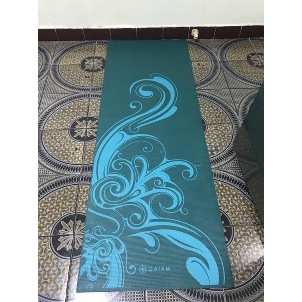Thảm Tập Yoga LYPRO PVC Loại 1 Hoa Văn Đẹp Dày 6mm Dụng cụ Thể Thao Tại Nhà