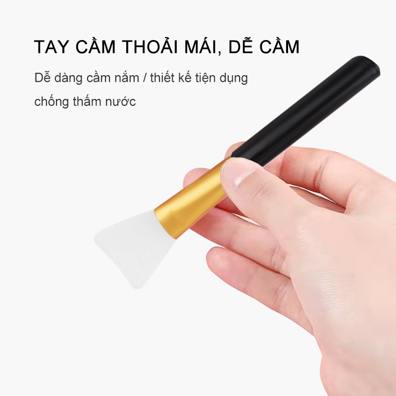Bàn chải mặt nạ silicon thanh dài,Bàn chải chăm sóc da (LA-MMS)
