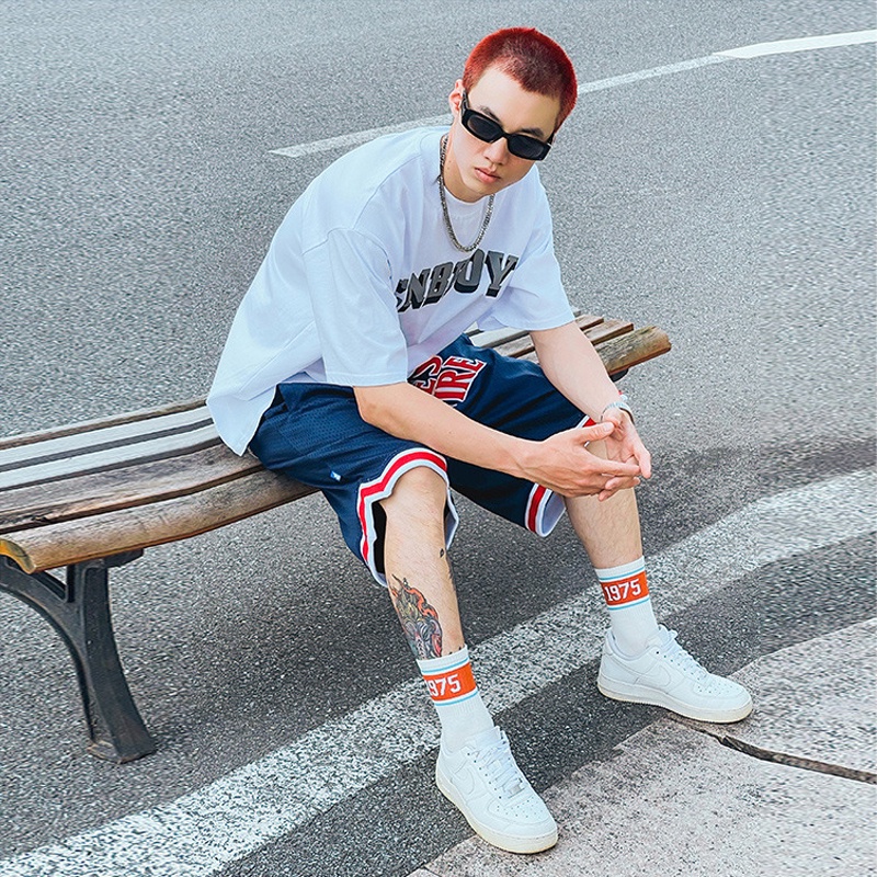 Quần Short Thể Thao Ống Rộng Thời Trang Mùa Hè Dành Cho Nam