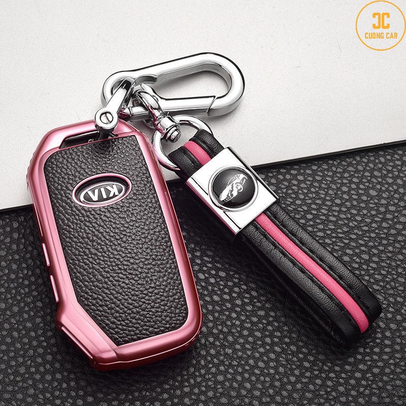 Ốp khóa xe Kia Cerato, Kia Sorento mẫu mới 2020  - chất liệu Da Tpu