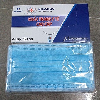 Khẩu trang 4 lớp hộp 50 cái Khánh An