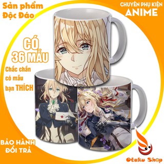 {24 Mẫu} Ly sứ in hình Anime Violet Evergarden Cốc uống nước đẹp làm quà tặng đặc biệt giá trị và ý nghĩa