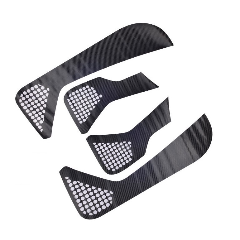 Miếng Dán Sợi Carbon Bảo Vệ Cửa Xe Hơi Ford Everest 2017 2018 2019