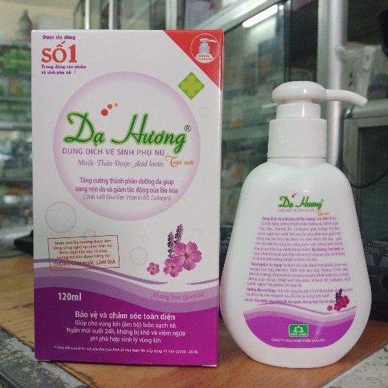 Dung dịch vệ sinh Dạ hương tím có vòi chai 120ml