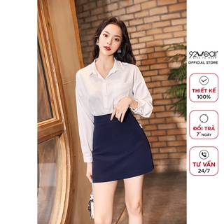 Áo sơ mi nữ lụa dài tay công sở hàn quốc có túi trước ngực ASW0829 - 92 Wear