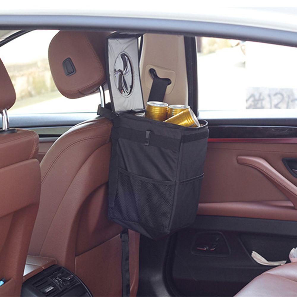 MAG Thùng Đựng Rác Có Nắp Đa Năng Chống Thấm Nước Cho Xe Hơi