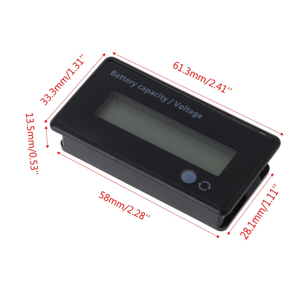 Máy đo dung lượng pin 12V-84V màn hình LCD