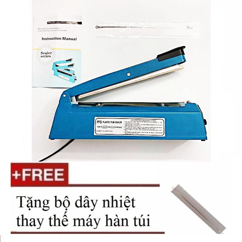 Máy Ép Miệng Túi PFS 20cm  [TẶNG BỘ DÂY NHIỆT] Máy Hàn Túi, máy CẮT MÀNG CO