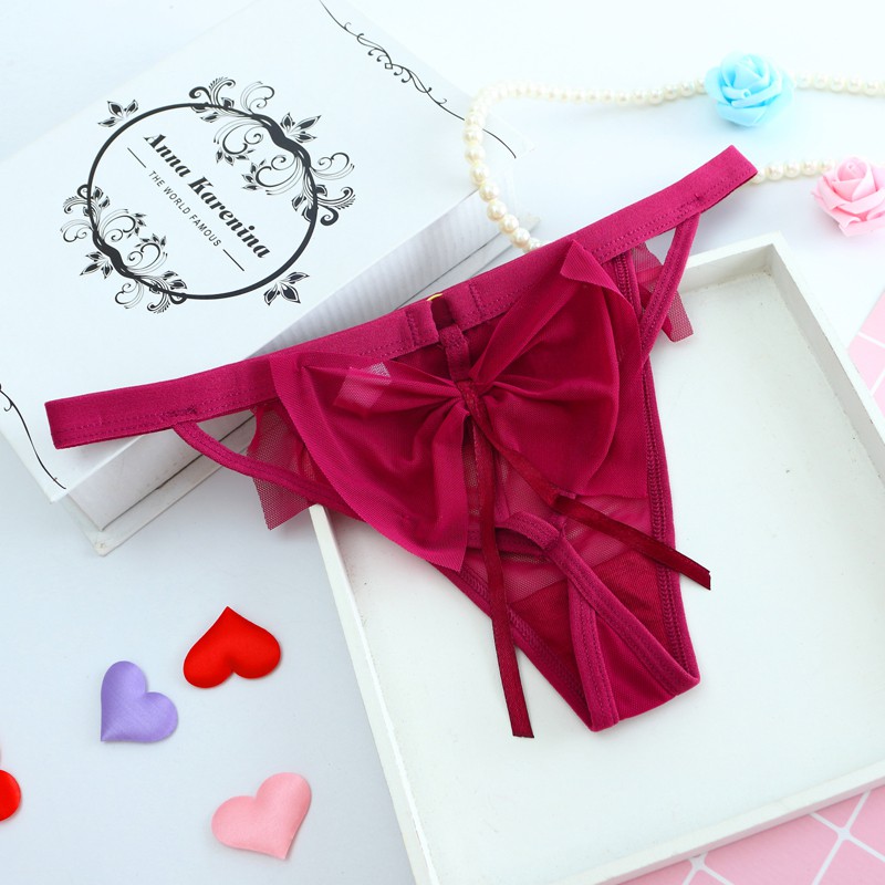 Lọt Khe Nơ Siêu Xinh Mẫu Mơi, Quần lót lọt khe nữ sexy 8019