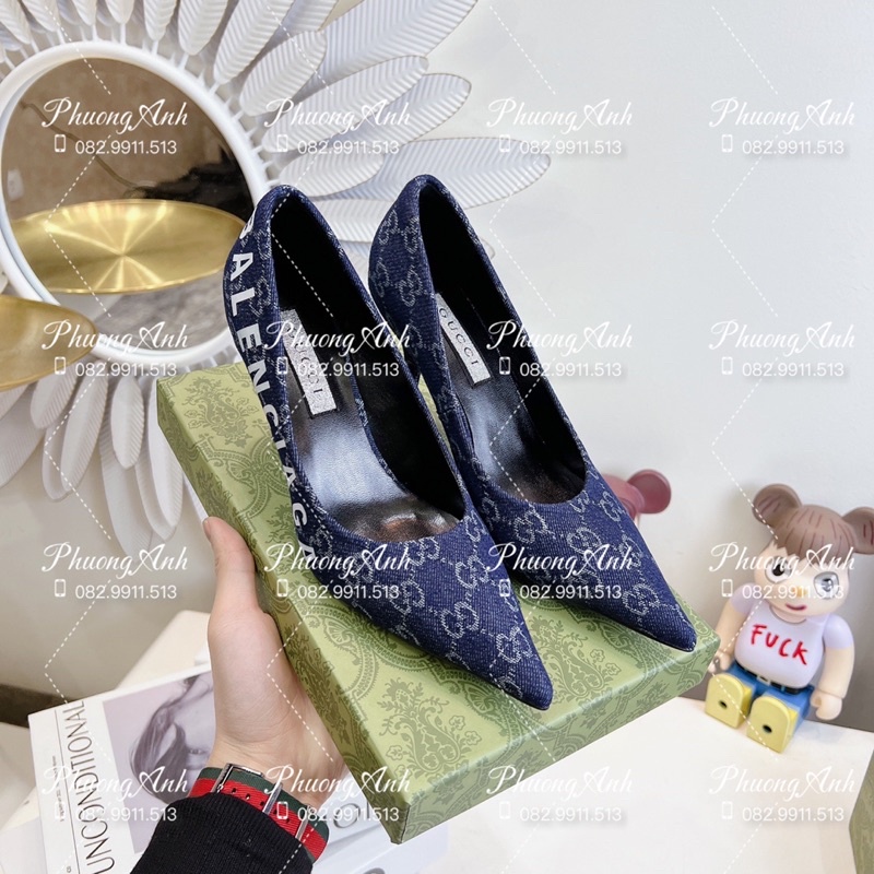 Cao gót Jean Gucci x Balenciaga 2 Màu Full Size 35-38