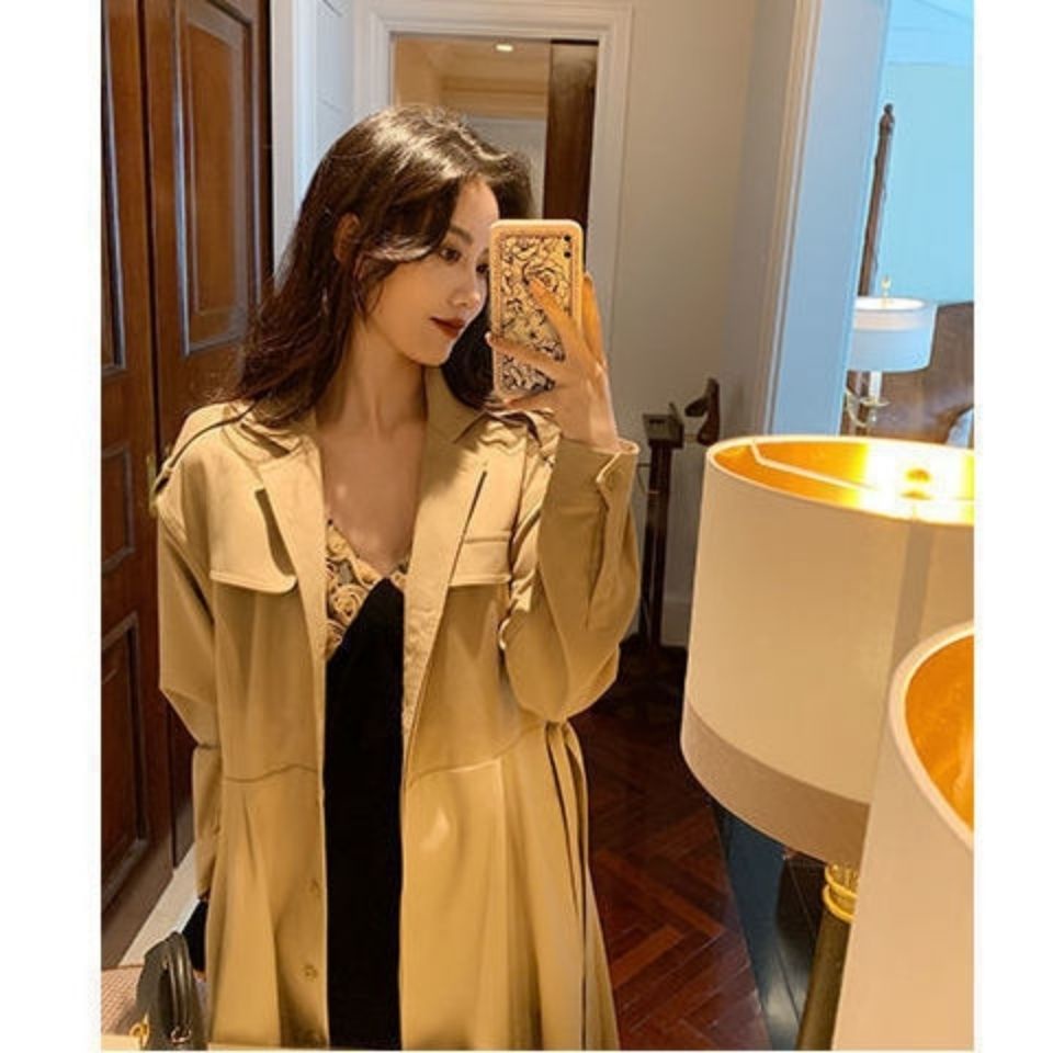 Đầm Nhung Dài Màu Đen Cổ Chữ V Phong Cách retro Pháp Dành Cho Nữ