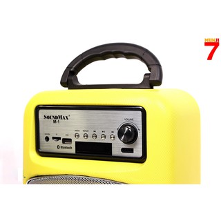 Loa Du Lịch SOUNDMAX M1 40W - Kèm Micro
