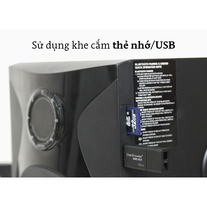 Loa Bluetooth cao cấp FENDA F380X có điều khiển - Hàng Chính Hãng