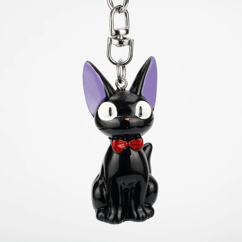 Móc khóa hình mèo Kiki JiJi màu đen dễ thương cho nam nữ