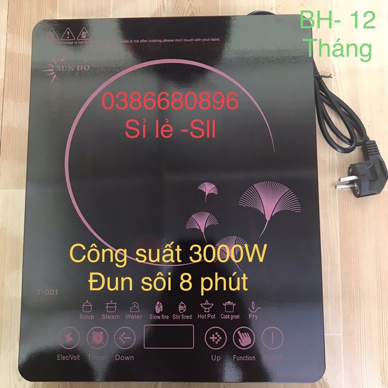 Bếp từ đơn/ Bếp điện từ Sundo- 3000W [Rẻ Do Người Bán]