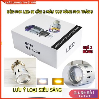 ĐÈN PHA LED BI CẦU 2 MÀU COS VÀNG PHA TRẮNG ( J ONE)
