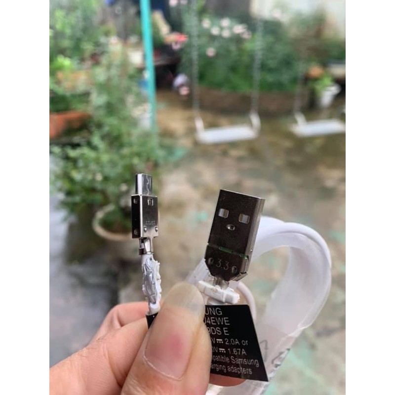 cáp sạc sam sung chân micro 1,2 mét