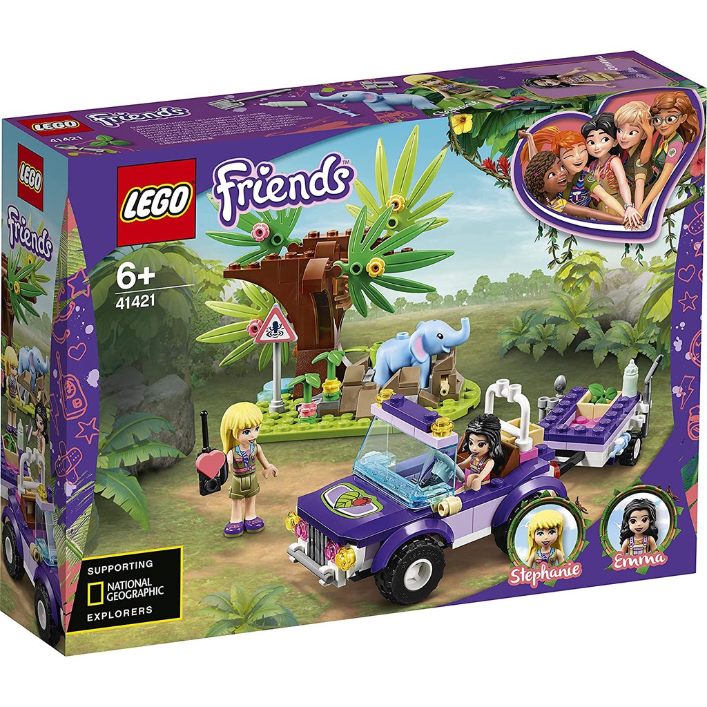 Lego chính hãng 41421 - giải cứu voi con lego friends baby elephant jungle - ảnh sản phẩm 9