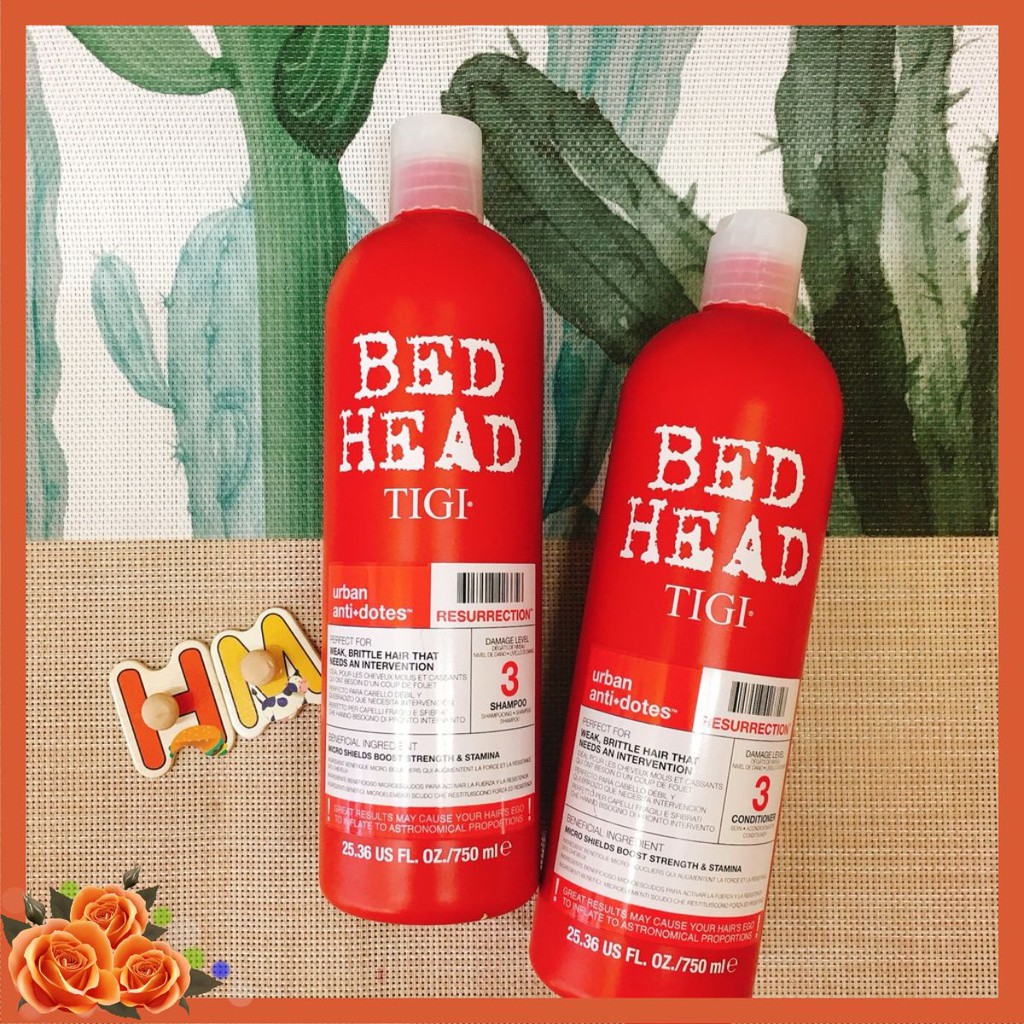 [GIÁ TỐT] Cặp Dầu Gội - Xả TIGI Bed Head Màu Đỏ [SALE NHANH TAY]