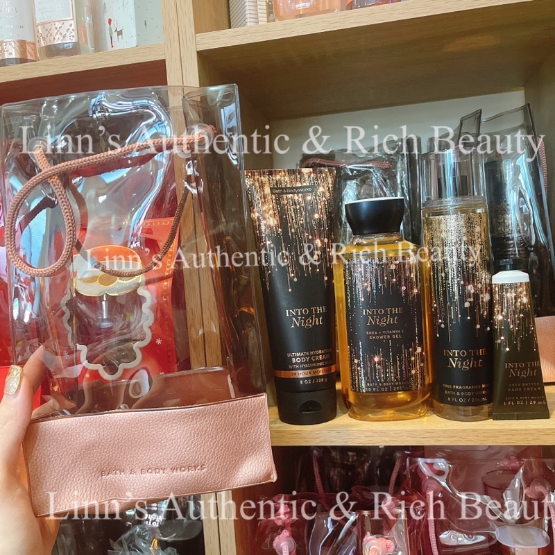 SET QUÀ INTO THE NIGHT Bath &amp; Body Works Usa Xịt Thơm Dưỡng Thể