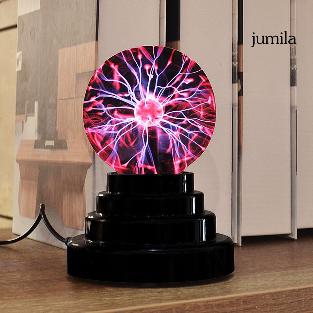 Đèn Ngủ Plasma Hình Quả Cầu Ma Cà Rồng Sáng Tạo Điều Khiển Bằng Âm Thanh